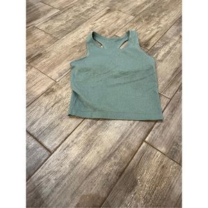 Lululemon Cropped Ebb To Street Tank Top Size 4